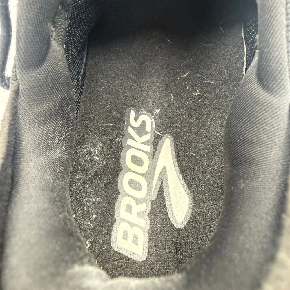 Brooks Glycerin 22 Black White Running Athletic Shoes Sneakers Womens 7.5 D Wide
